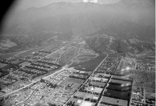 Aerial photograph from Fire Department