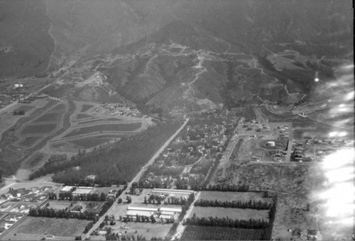 Aerial photograph from Fire Department