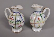 Flowery pitchers salt & pepper shakers