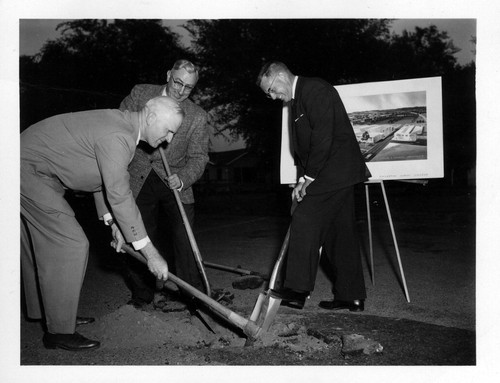 Groundbreaking: tech. ed. bldg