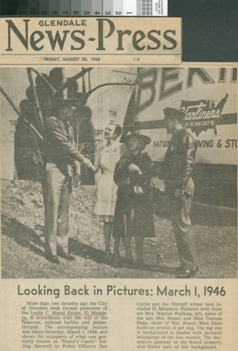 Looking back in pictures: March 1, 1946