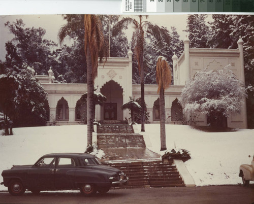 El Miradero in snow