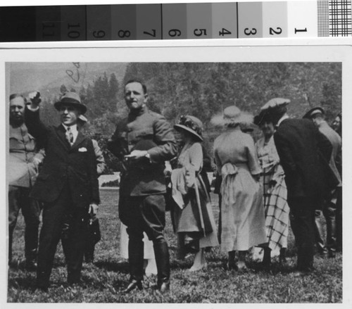 Guests at fly-in party