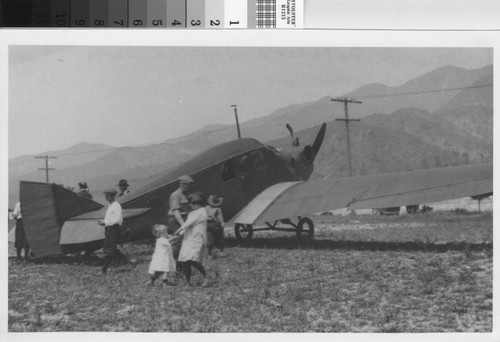 Cecil B. DeMille's Junkers JL-6 at Brand's airfield