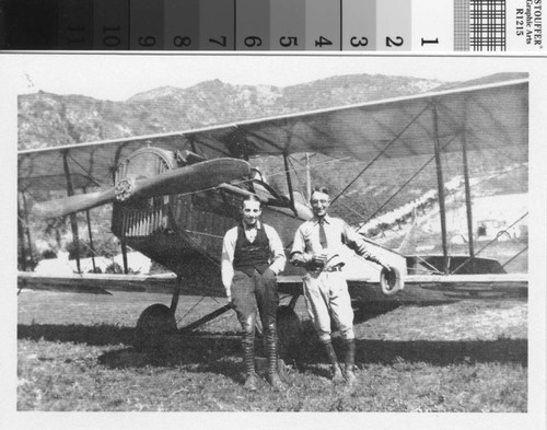 Gilbert Budwig and Fletcher Pomeroy with Mono Eagle