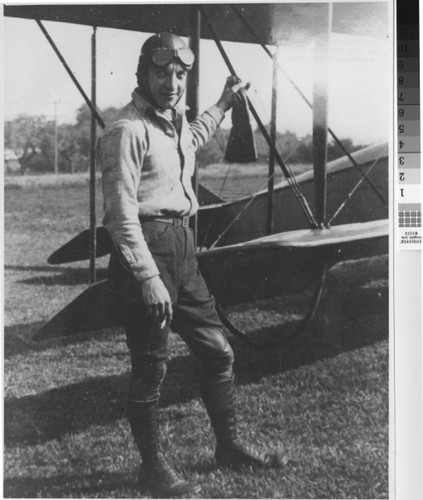 Ernest Robinson at fly-in party