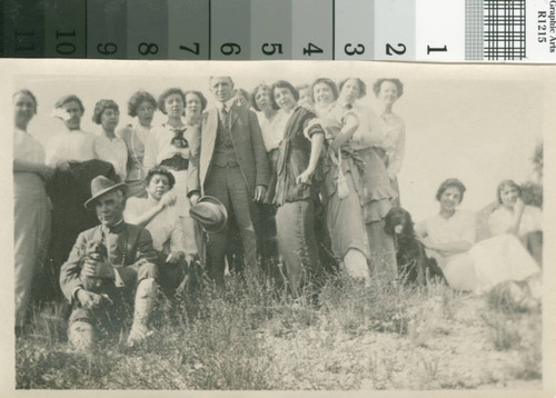 Leslie C. Brand with family and friends