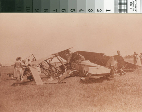 Fly-in party crash landing