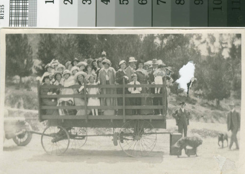 Brand family picnic, hayride