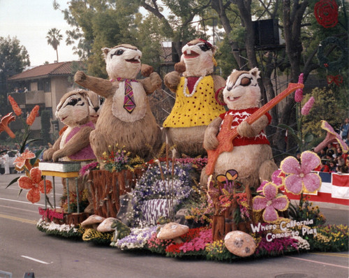 Inglewood's entry to the Tournament of Roses Pararde, 1993