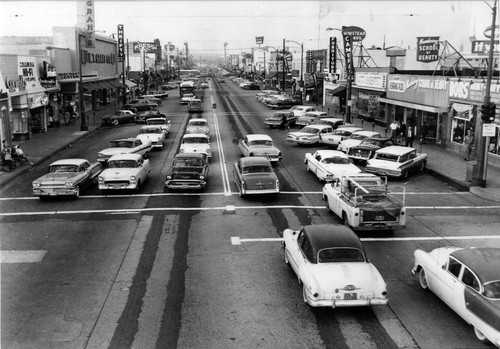 Downtown Inglewood, Market St. looking north