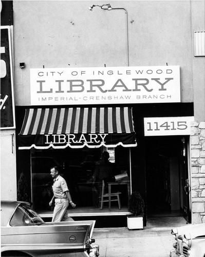 City of Inglewood, Imperial-Crenshaw Branch, early 1960's