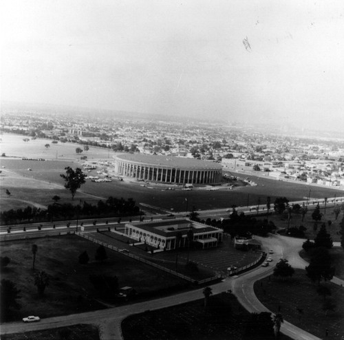 Aerial photograph of Inglewood, California