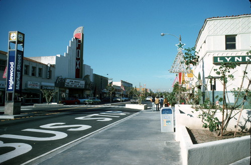 Downtown Inglewood North Market St. and Fox Theatre