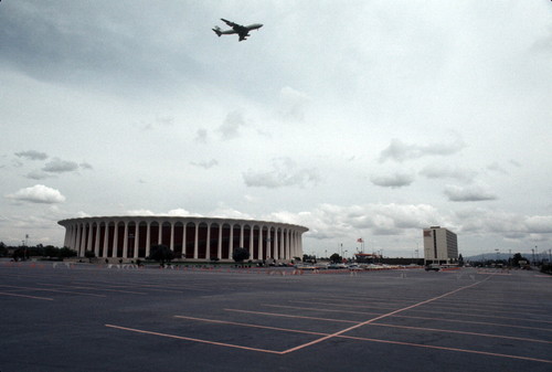 The Great Western Forum and airplane