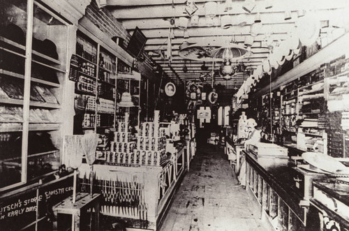 Interior of Litsch Store
