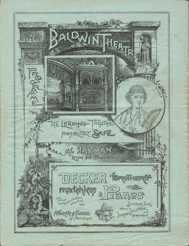 [Cover of Baldwin Theatre program]