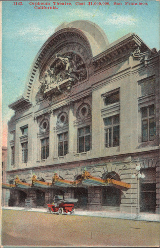 [Color postcard of Orpheum Theatre]