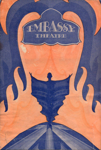 [Cover of Embassy Theatre program]