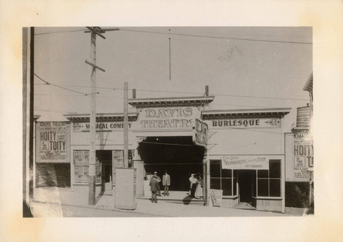 [Photograph of Davis Theatre]