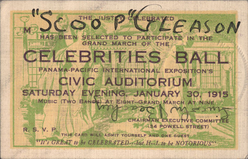 [Ticket for Celebrities Ball]