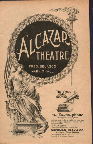 [Cover of Alcazar Theatre program]