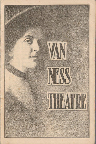 [Cover of Van Ness Theatre program]