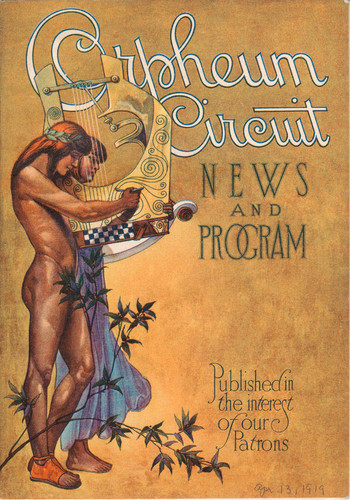 [Cover of Orpheum Theatre program]