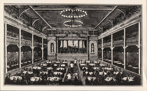 [Drawing of interior of Tivoli Opera House]