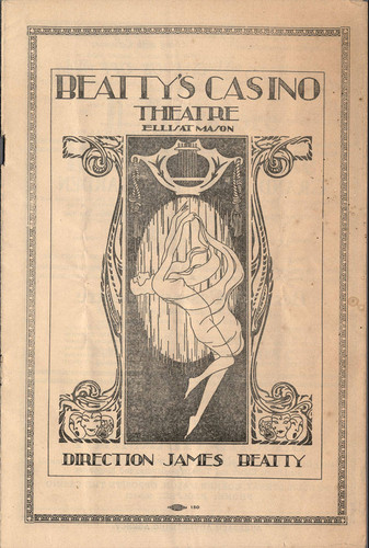 [Cover of Beatty's Casino Theatre program]