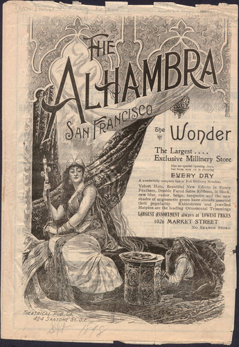 [Cover of the Alhambra program]