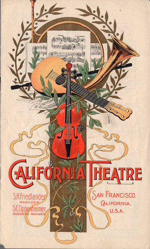 [Cover of California Theatre program]