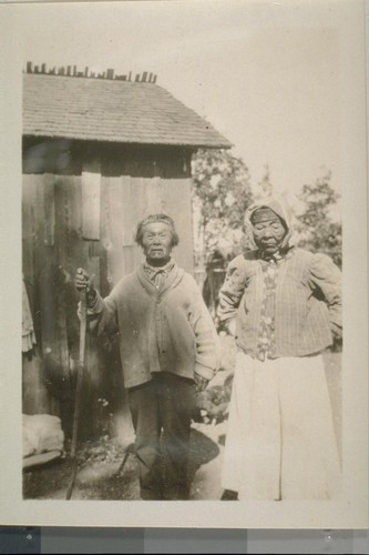 Chief Shasta Jake and wife. 1919
