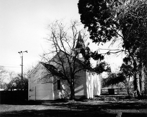 Old St. Raymond's Church looking east, (1970s), photograph