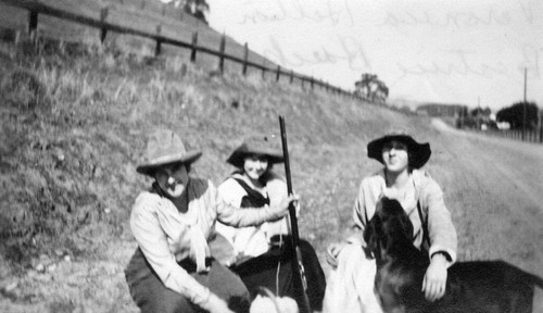 Veronica Hilton (Keifer), Beatrice Buck, Margaret Buck, (c. 1910s), photograph