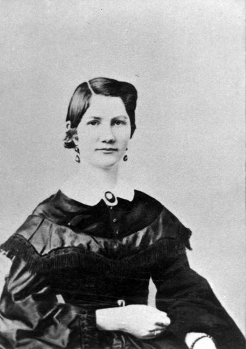 Ada Dougherty (1845-1866), daughter of James and Elizabeth (c. 1860s), photograph