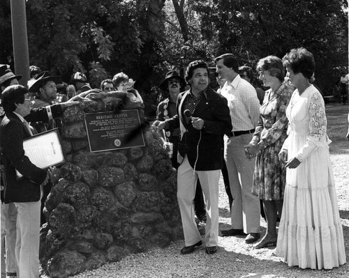 Dublin Heritage Center dedication, (1977), photograph