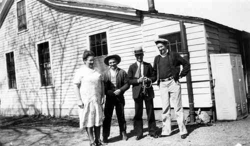 Kate Tehan (1880-1968) and friends of Dan Tehan, (c. 1932), photograph