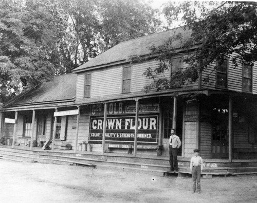 George and son, Edwin Kolb (1906), photograph — Calisphere