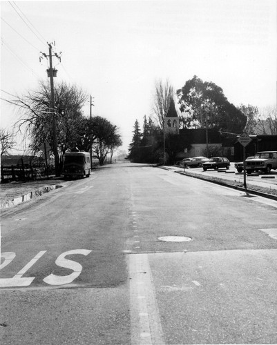 Old St. Raymond's Church, looking south (c. 1970s), photograph