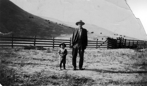 Roger "Rod" Fallon with Bill Keifer, (1920s), photograph