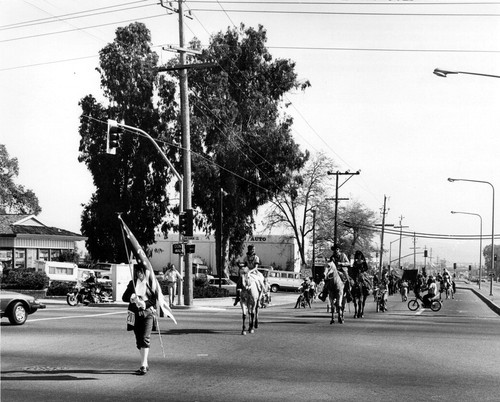 Dublin parade in early 1970s, (c. 1970), photograph