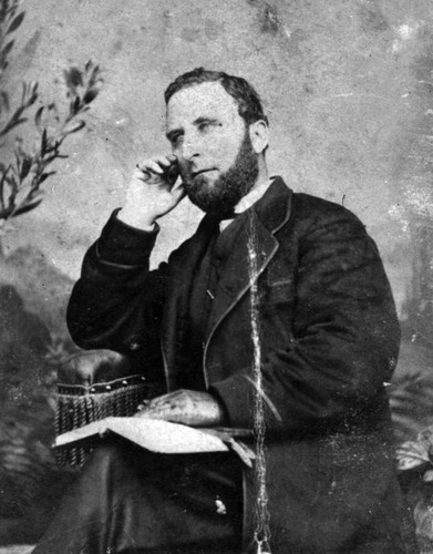 Mr. Clark, teacher at Dublin School (1850-1873?), photograph