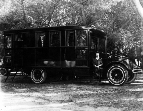 AHMES A.A.O.N.M.S bus, (c. 1930s), photograph