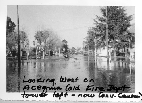 1955 Flood of Kaweah River, Visalia, Calif