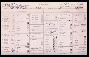 WPA household census for 942 W 7 PL, Los Angeles