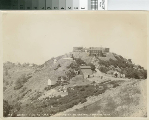 General View of Lick Observatory on Mount Hamilton — Calisphere
