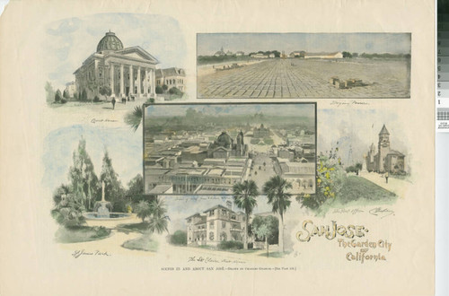 Print of Scenes In and About San Jose