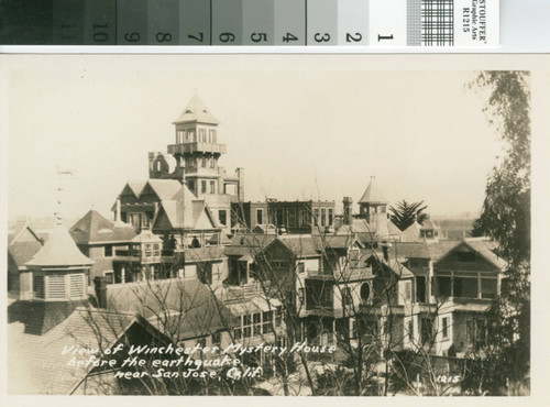 Winchester Mystery House Before the 1906 Earthquake