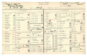 WPA household census for 207 EAST 118TH STREET, Los Angeles County